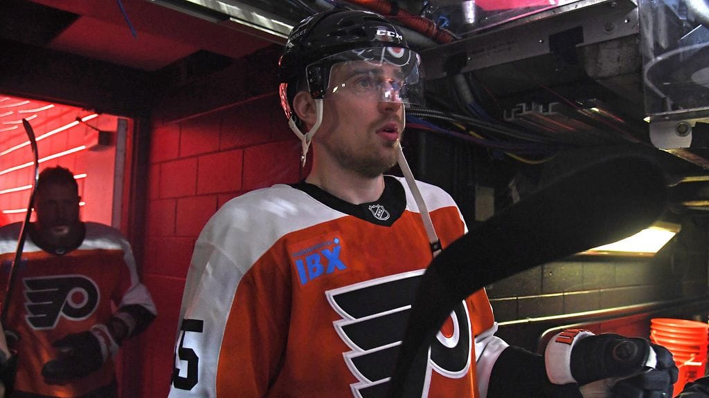 Philadelphia Flyersin puolustaja Rasmus Ristolainen.