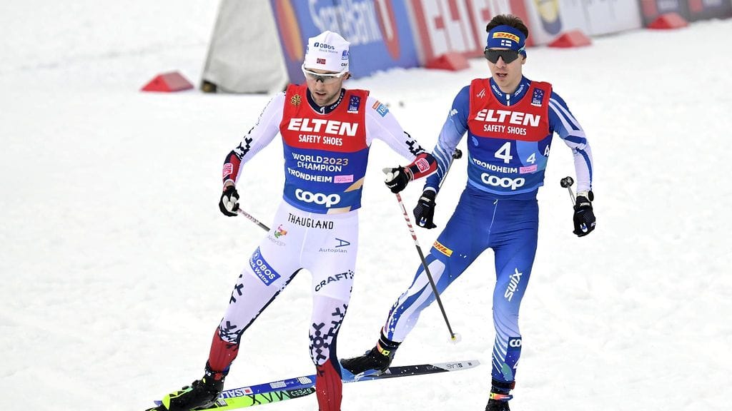 Otto Niittykoski joutui nöyrtymään pronssitaistelussa norjalaistähti Jarl Magnus Riiberille.