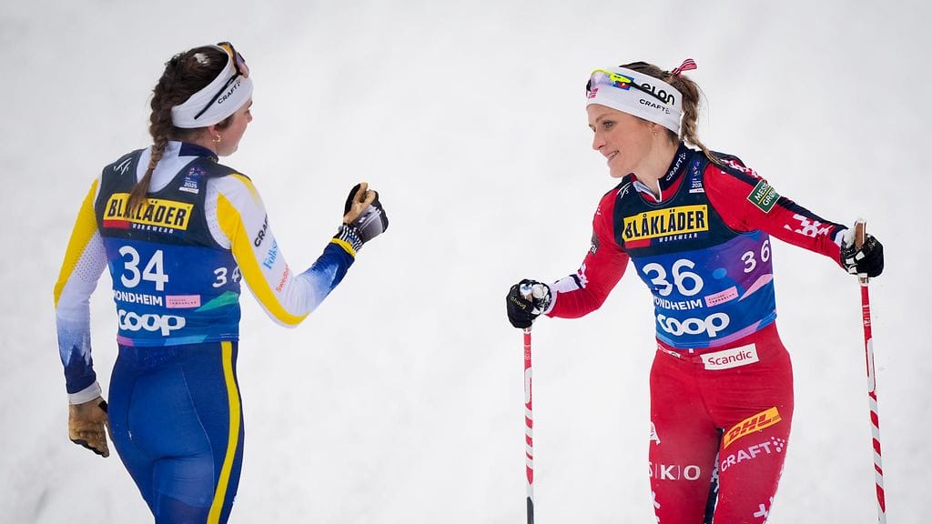 Sunnuntaina saatetaan nähdä MM-kisojen kolmas näytös Therese Johaugin ja Ebba Anderssonin välillä.