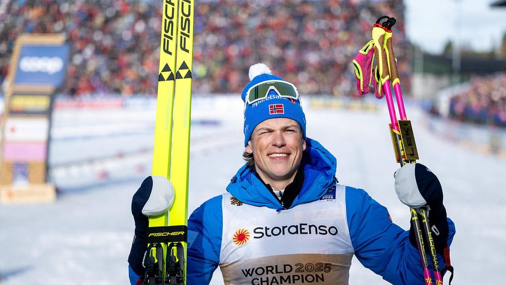 Johannes Kläbolla on MM-tasolta nyt 18 mitalia, joista 15 on kultaista, kaksi hopeista ja yksi pronssinen.