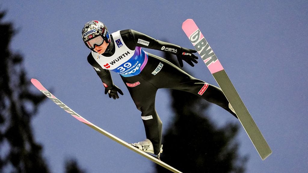 Marius Lindvik hylättiin kakkospaikalta.
