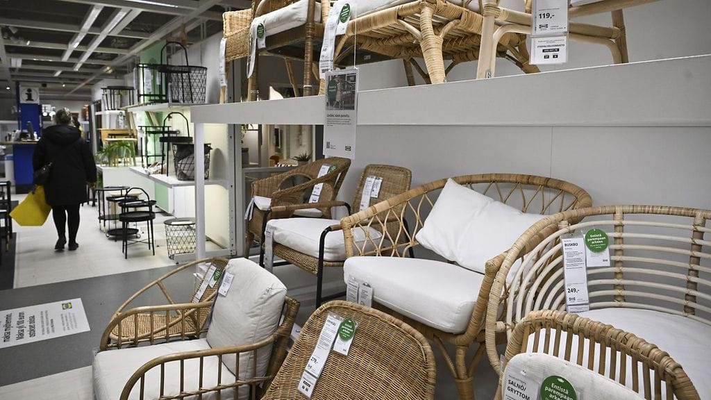 Tammi-marraskuussa 2024 huonekalukauppojen myynti supistui liki seitsemän prosenttia edellisvuoden vastaavasta.