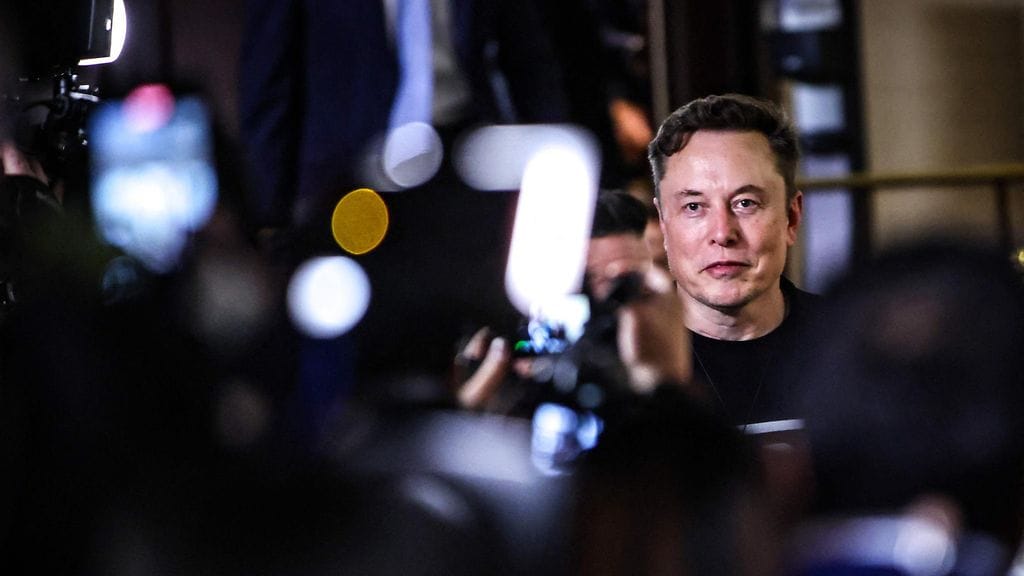 Maailman rikkain ihminen Elon Musk Washingtonissa 5. maaliskuuta.