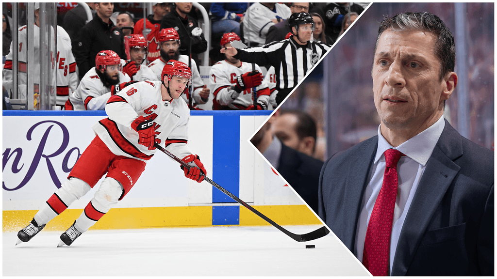 Carolina Hurricanesin päävalmentaja Rod Brind'Amour teki kulissipaljastuksen Mikko Rantasesta.