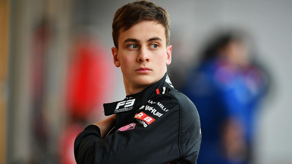 Tuukka Taponen F3-testeissä Barcelonassa viime helmikuussa.