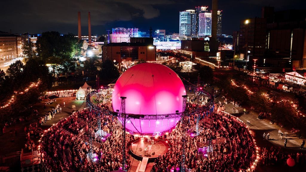 Flow-festivaali elokuussa 2024 näytti tältä.