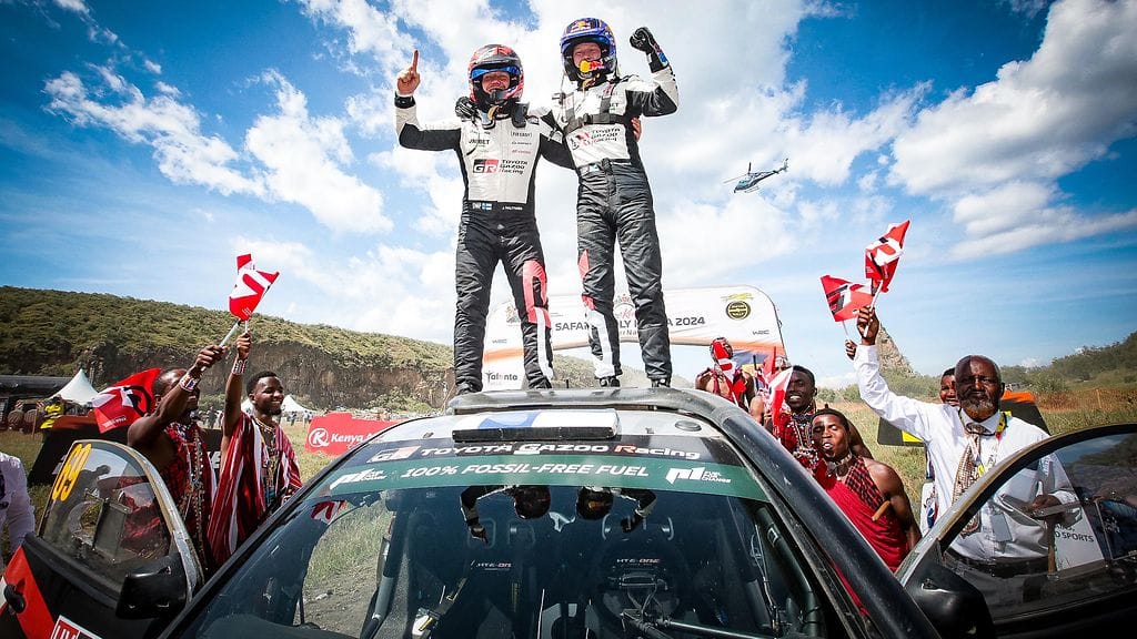 Jonne Halttunen ja Kalle Rovanperä ovat Kenian MM-rallin puolustavat voittajat.