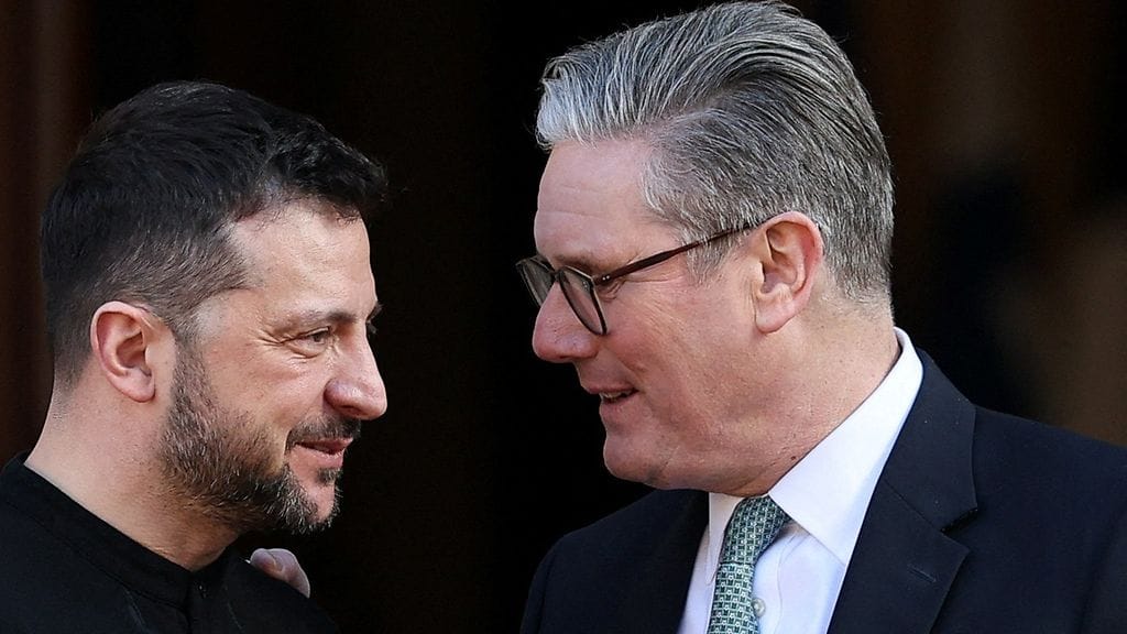 LK 1503 Keith Starmer ja Volodymyr Zelenskyi