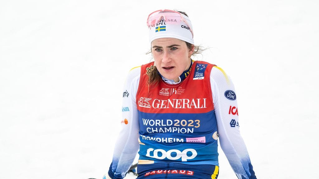 Ebba Andersson diskattiin Holmenkollenin 20 kilometrillä.