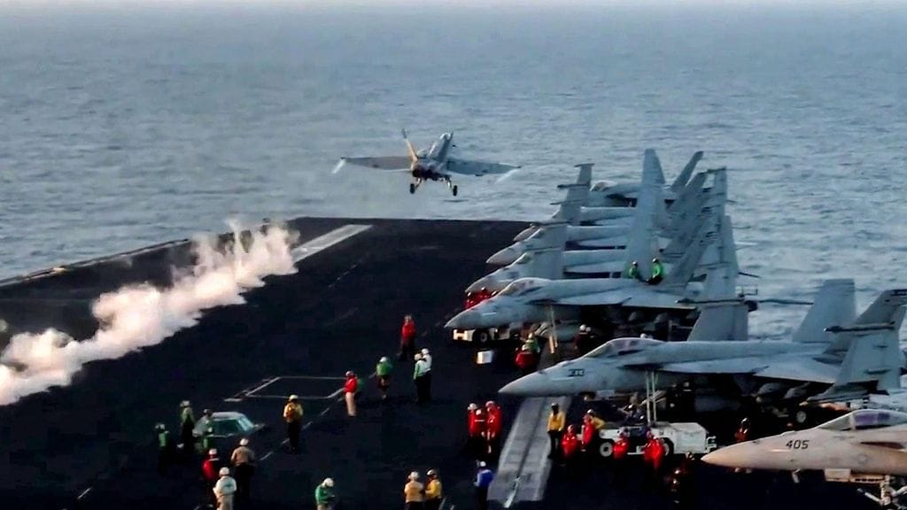 Yhdysvaltain presidentti Donald Trump ilmoitti lauantaina, että Yhdysvallat oli aloittanut hyökkäyksen hutheja vastaan. Kuva julkaistu 15. maaliskuuta.