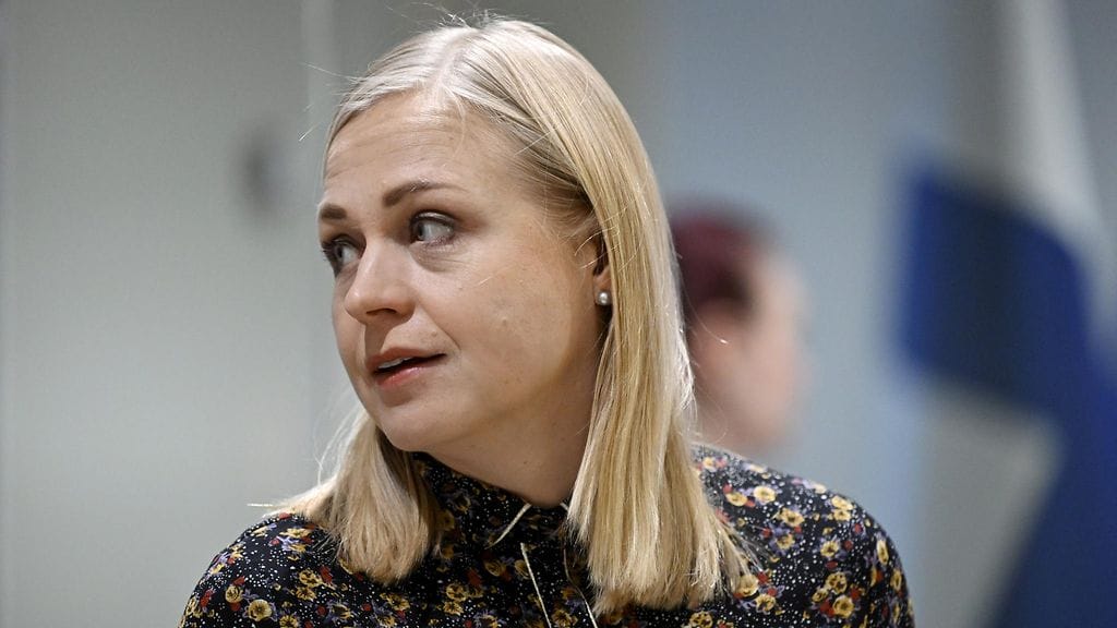 Ulkoministeri Elina Valtonen (kok.) 5. maaliskuuta.