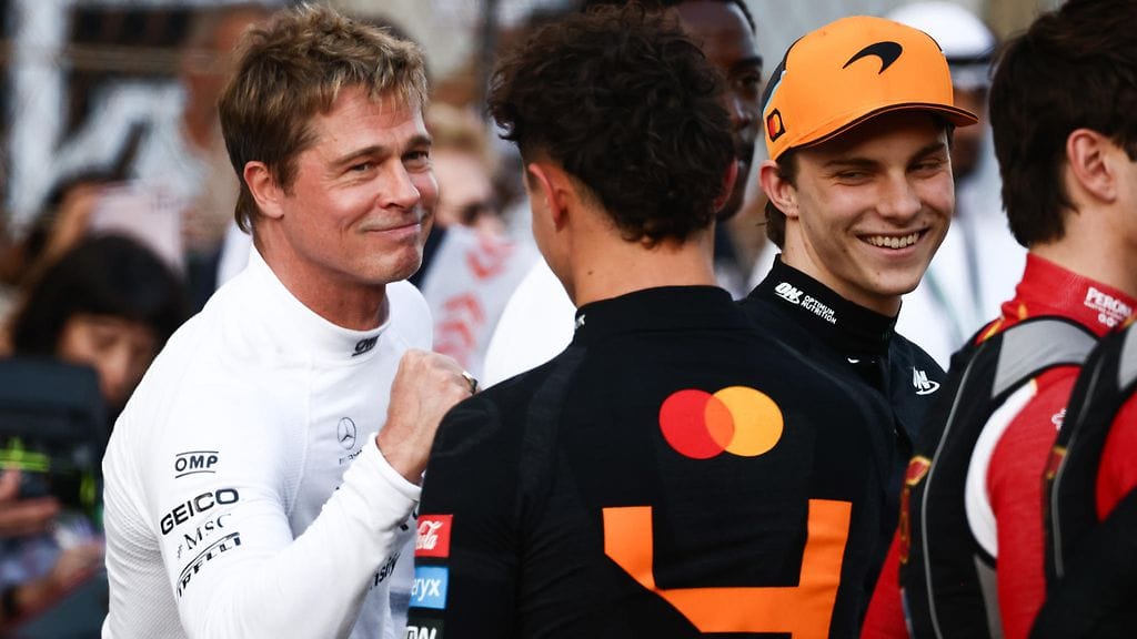 Brad Pitt on kuvannut F1-elokuvaansa sarjan todellisten kisaviikonloppujen tuoksinassa.