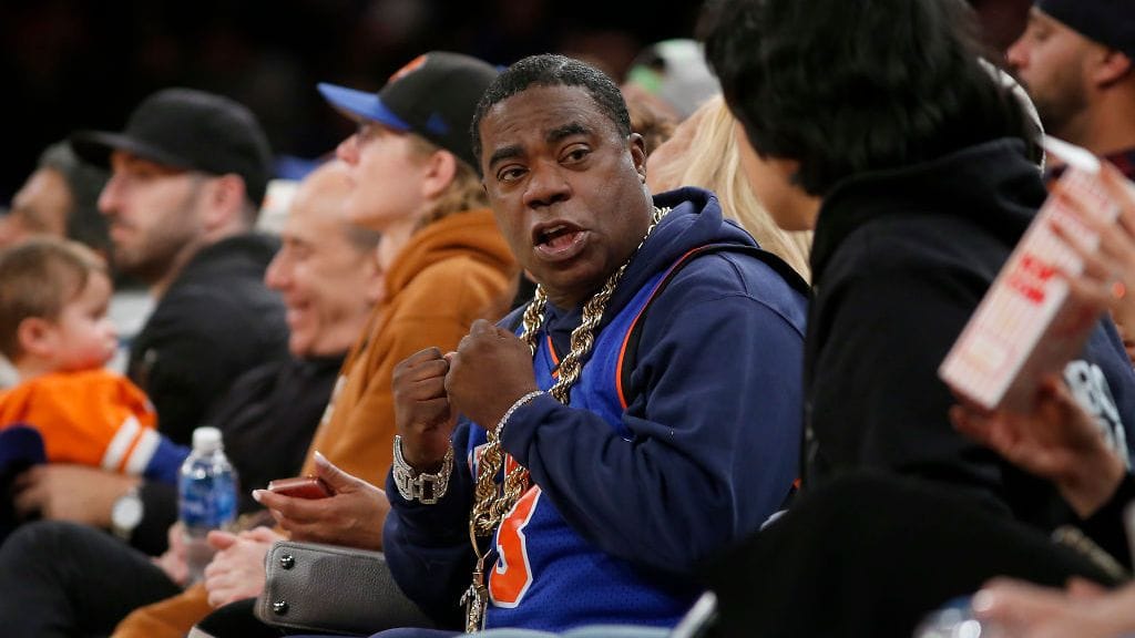 Tracy Morgan on suuri New York Knicksin fani.