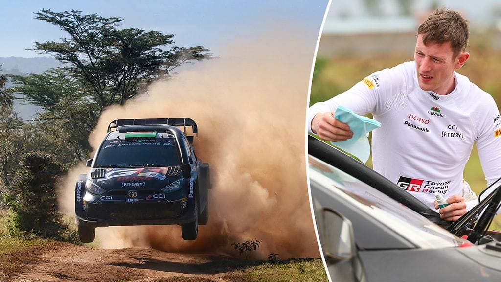Elfyn Evans pyrkii jatkamaan loistavaa alkukautta Kenian MM-rallissa.