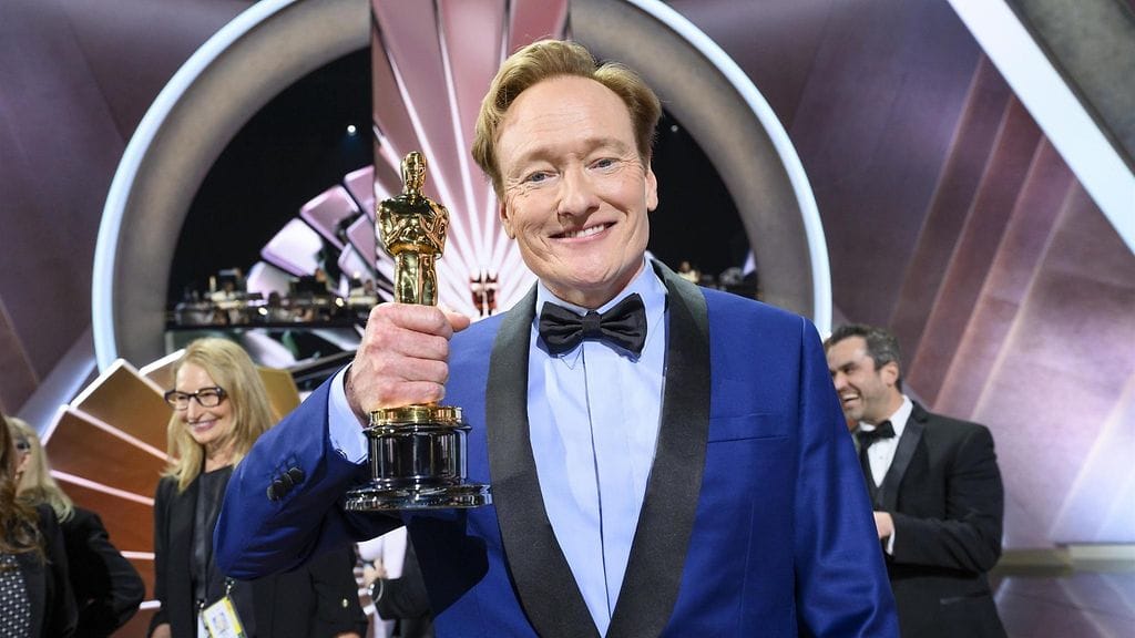 Conan O'Brien juonsi Oscar-gaalan tämän vuoden maaliskuussa ja hyppää lavalle myös ensi vuonna.