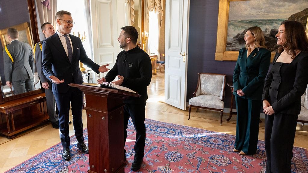 Stubbit ja Ukrainan presidenttipari