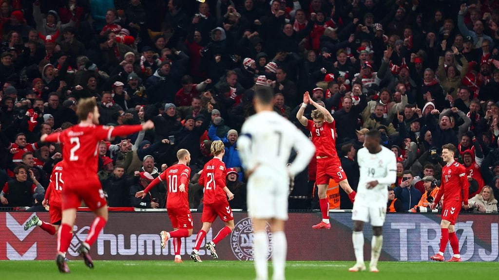 Cristiano Ronaldo seurasi Rasmus Höjlundin tuuletusta.