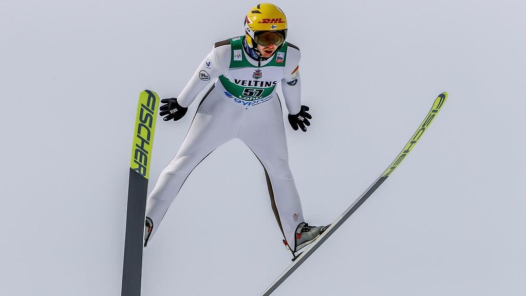 Ilkka Herola Lahden maailmancupin varakilpailussa torstaina.