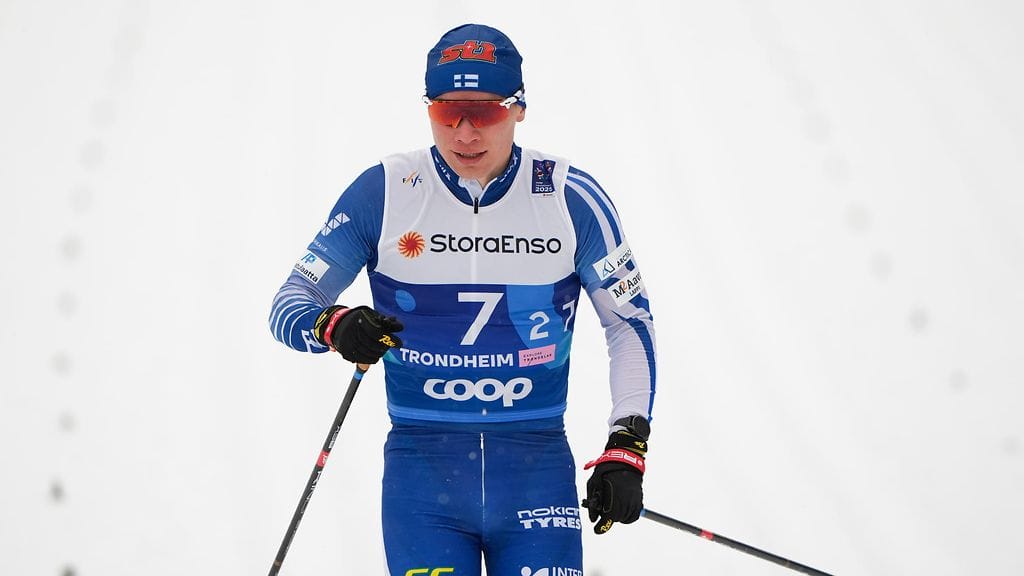 Lauri Vuorinen taipui parisprintin lopussa viidenneksi.