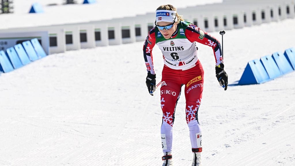 Therese Johaug voitti muut ylvoimaisesti Lahden 50 klometriin kisassa.