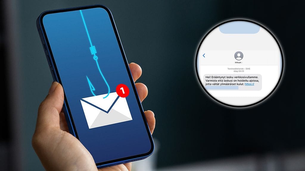 Kalasteluviestejä lähetetään perintätoimisto Intrumin nimissä.