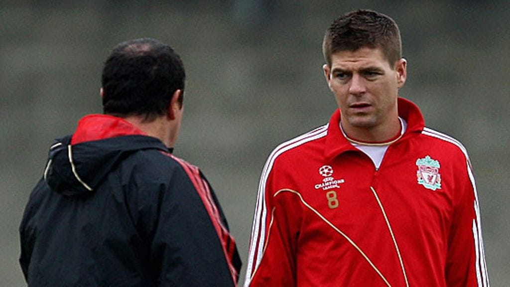 Rafael Benitez ja Steven Gerrard, kuva: Clive Brunskill/Getty Images