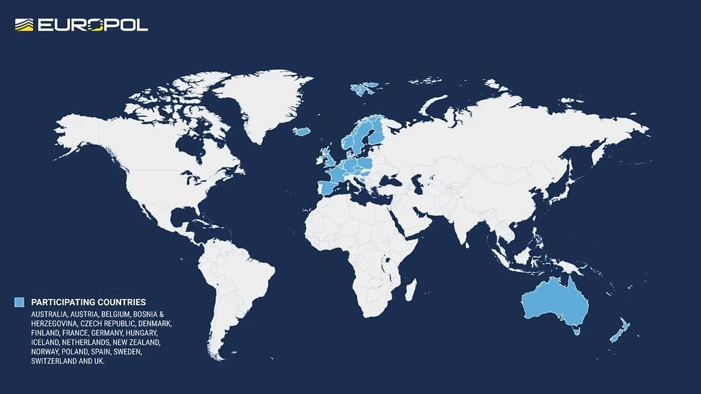 2503 EUROPOL OPERAATIO CUMBERLAND
