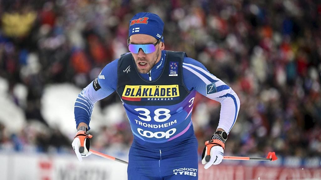 Markus Vuorela hiihti myös Trondheimin MM-kisoissa.