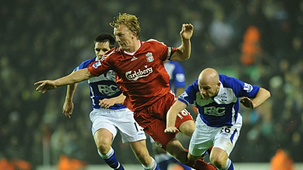 Lee Carsley ja Dirk Kuyt. kuva: Laurence Griffiths/Getty Images