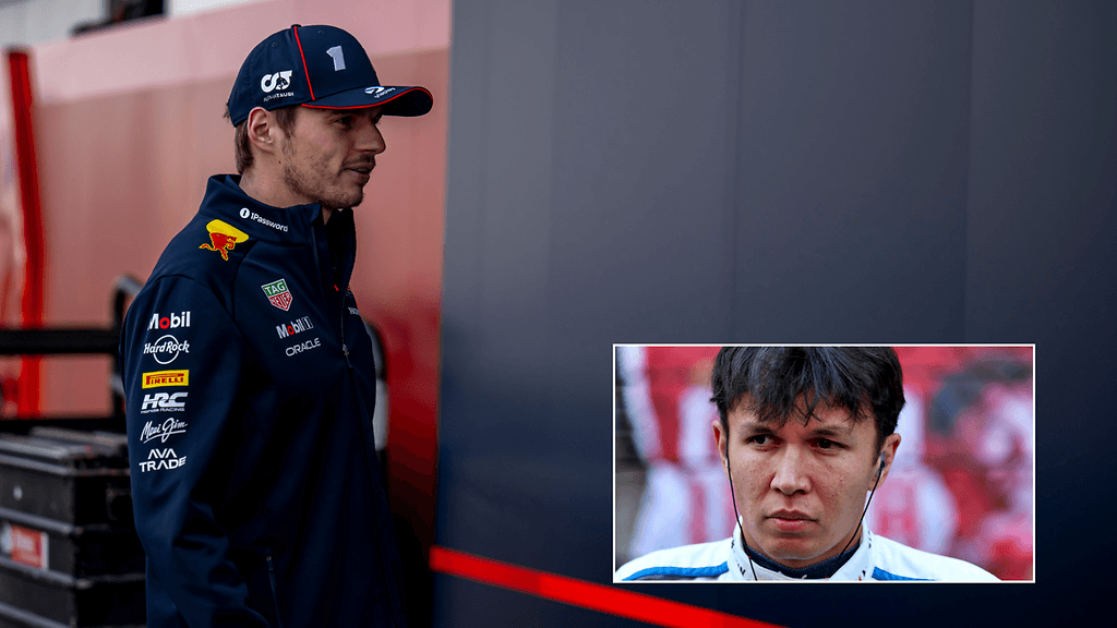 Red Bullin kuskiuutisten myötä Alex Albonin (oik.) vanhat sanat Max Verstappenista ovat nousseet taas pintaan.