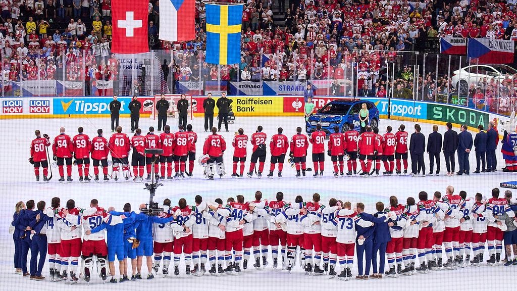 Tshekki juhli maailmanmestaruutta MM-kotikisoissaan keväällä 2024.