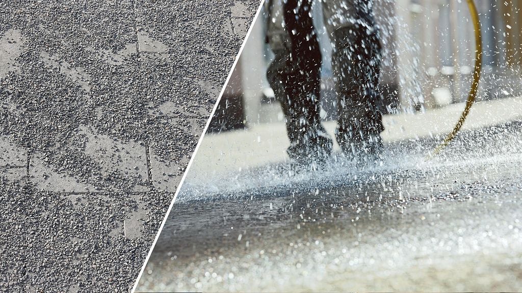 Kun siivoat hiekoitushiekan pihalta, kastele piha ensin. Kostea hiekka vähentää katupölyn määrää.