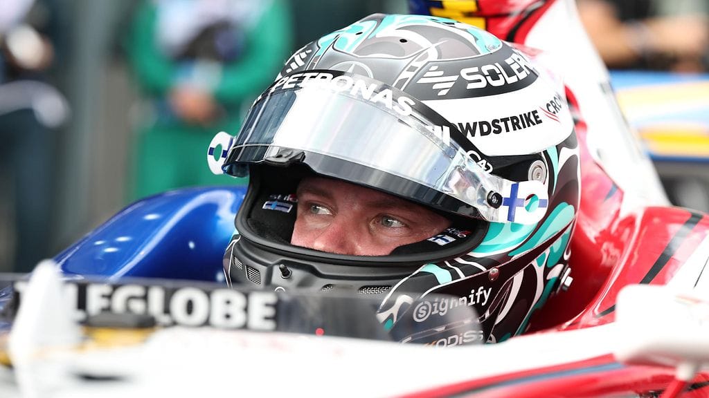 Valtteri Bottas ajoi Australian F1-viikonloppuna BAR-tallin autoa näytösajossa.