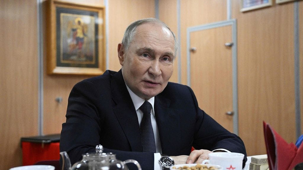 Venäjän presidentti Vladimir Putin 27. maaliskuuta.