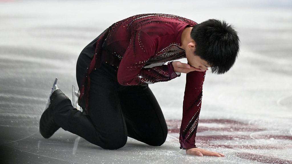 Li Yu-Hsiang sijoittui lyhytohjelmassa 30:nneksi ennen lauantain vapaaohjelmaa.