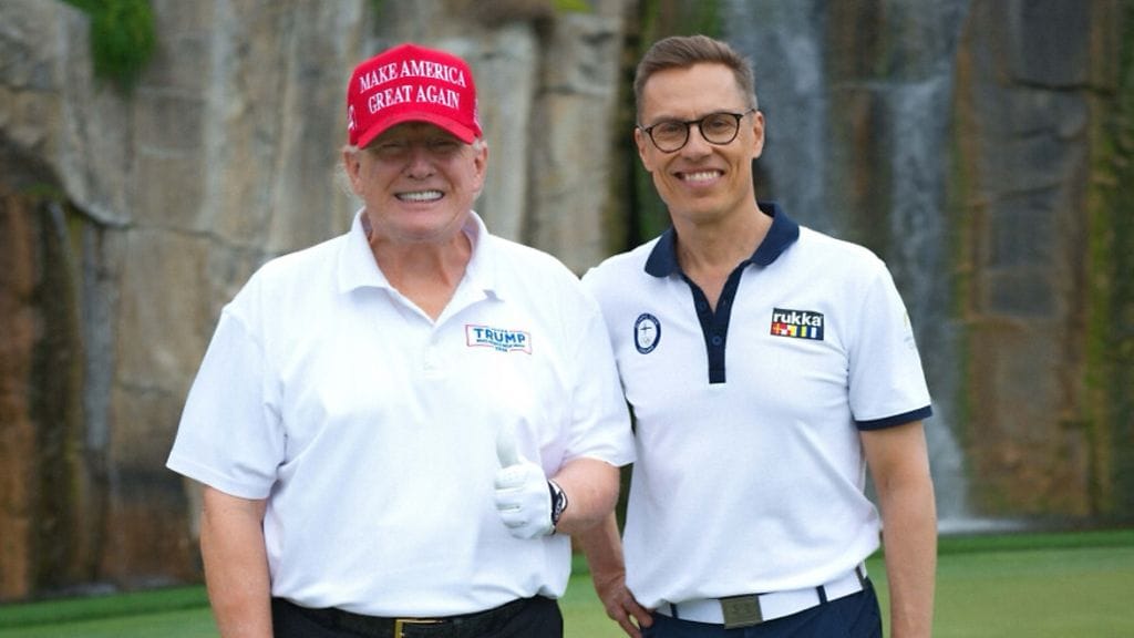 Presidentti Alexander Stubb tapasi Yhdysvaltojen presidentin Donald Trumpin Floridassa 30. maaliskuuta 2025.