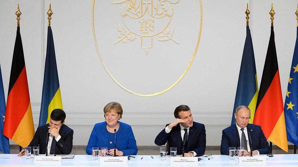 Zelenskyi ja Putin Pariisi 2019 2 AOP