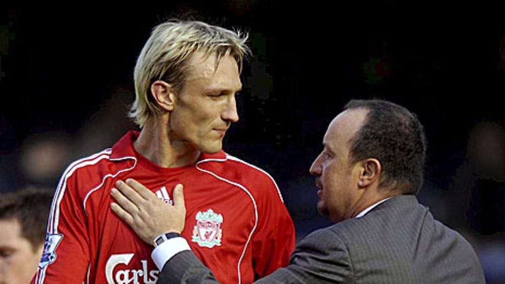 Rafael Benitez luottaa yhä Sami Hyypiään. Kuva vuodelta 2007: Jed Wee/EPA.