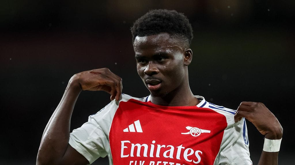 Saka on pelannut viimeksi joulukuun 21. päivä Valioliigan ottelussa Crystal Palacea vastaan.