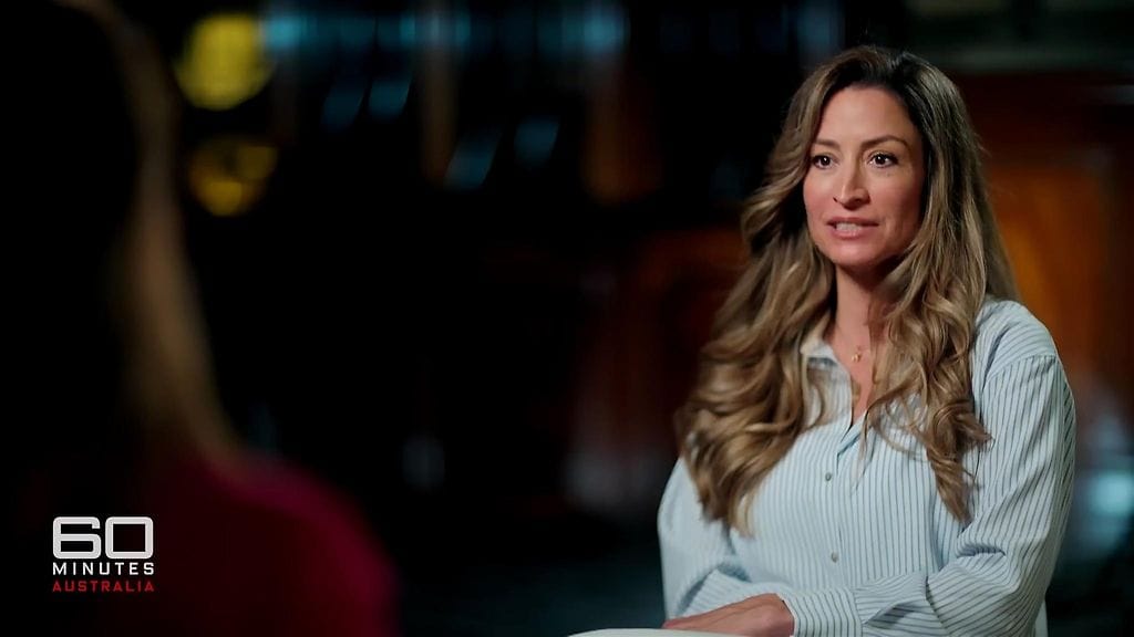 Rebecca Loos sanoi 60 Minutes Australia -ohjelmassa pitävänsä rohkeana, että hän nousi David ja Victoria Beckhamia vastaan.