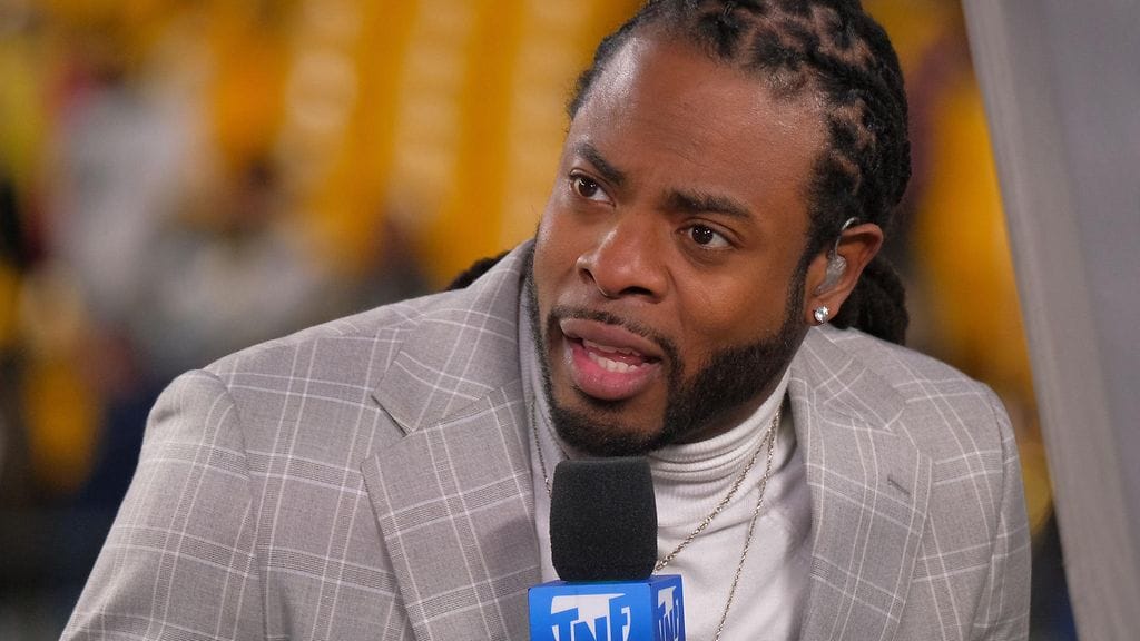 Entinen tähtipelaaja Richard Sherman toimii nykyään NFL-analyytikkona.