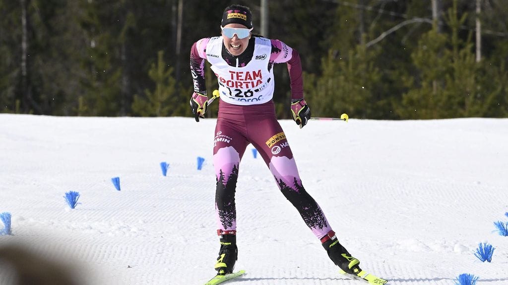 Kerttu Niskanen hiihti voittoon Taivalkoskella.