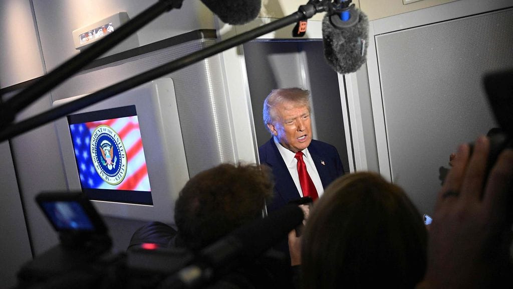 Yhdysvaltojen presidentti Donald Trump 3. huhtikuuta.