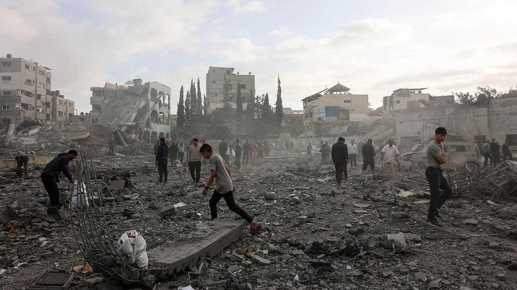 Gazan kaupunki 4. huhtikuuta.