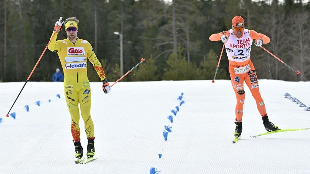 Joni Mäki päihitti Markus Vuorelan kirikamppailussa ja johdatti Pohti SkiTeamin SM-kultaan.