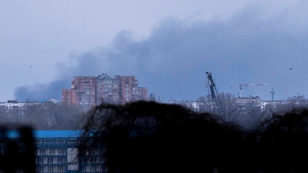 Ukrainan pääkaupunki Kiova 5. huhtikuuta.