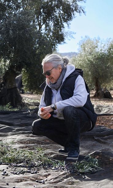 Maajussi-Ville auringossa