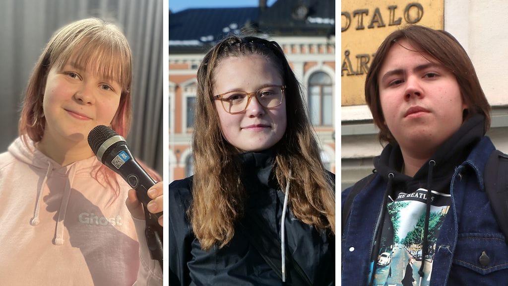Nuoret lähettivät myös terveiset kuntapäättäjiksi vaaleissa haluaville.