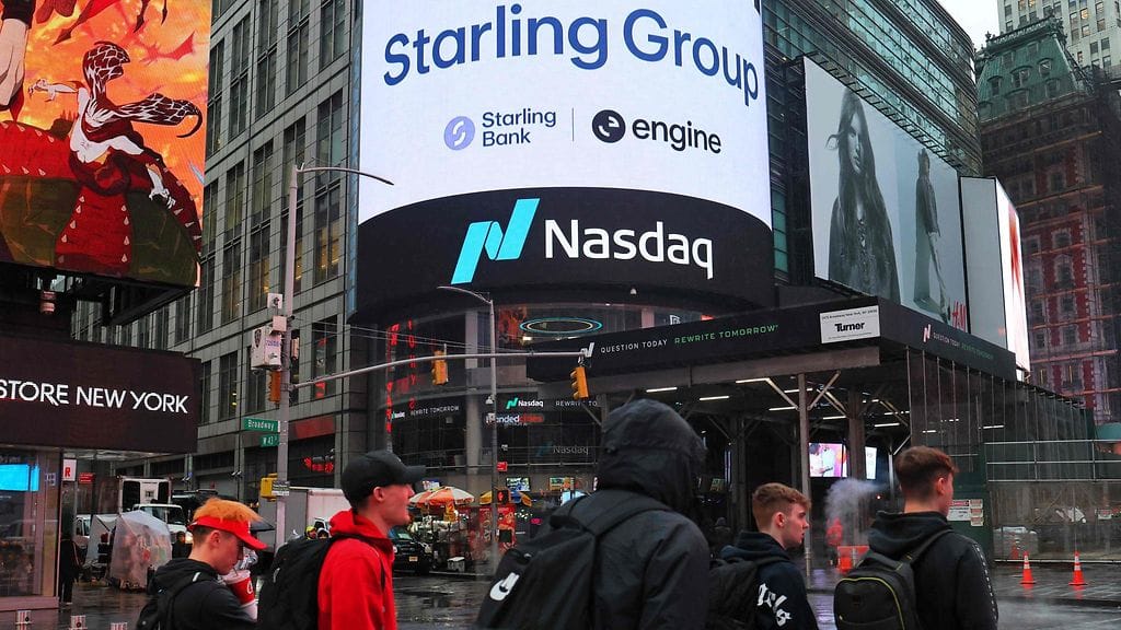 LK 7.4.2025 Nasdaq-indeksejä maanantaina aamupäivällä New Yorkissa.