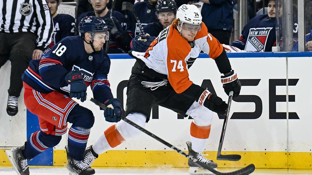 Vaakanainen urakoi Flyersia vastaan hiukan yli 17 minuuttia.